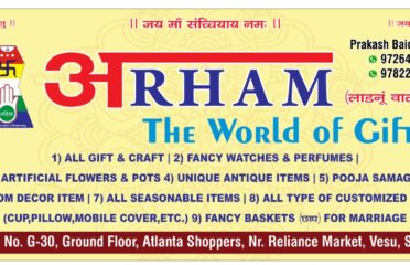 ARHAM-THE WORLD OF GIFTS