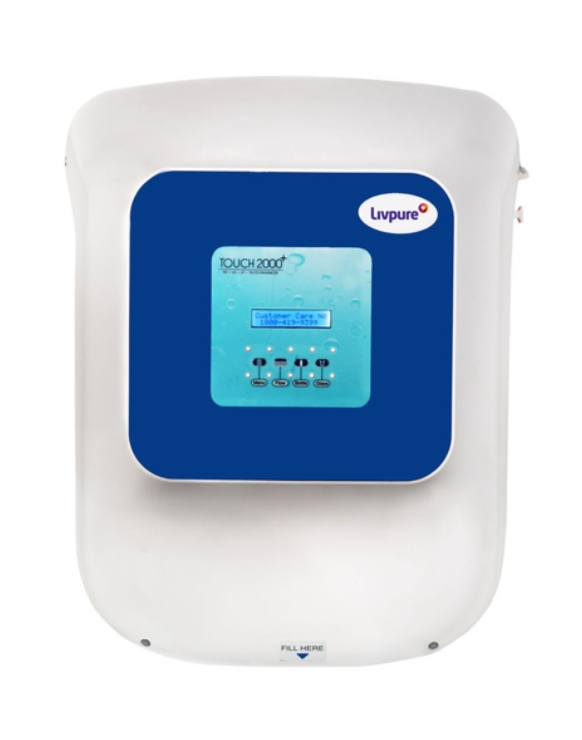Livpure Touch 2000Plus Ro+Uv+Uf+Taste Enhancer 8.5 Ltr - White (With Installation)