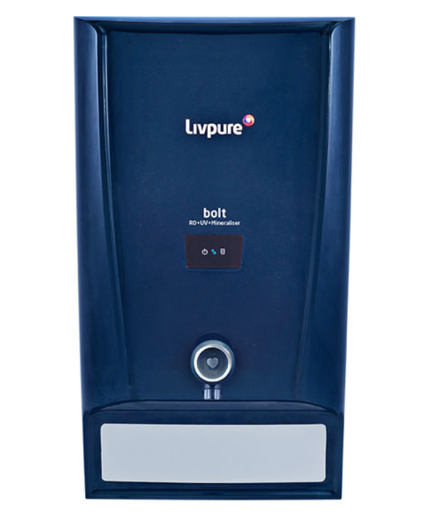 Livpure BOLT RO+UV+MINERALISER 7 Litres RO + UV Water Purifier (With Installation)