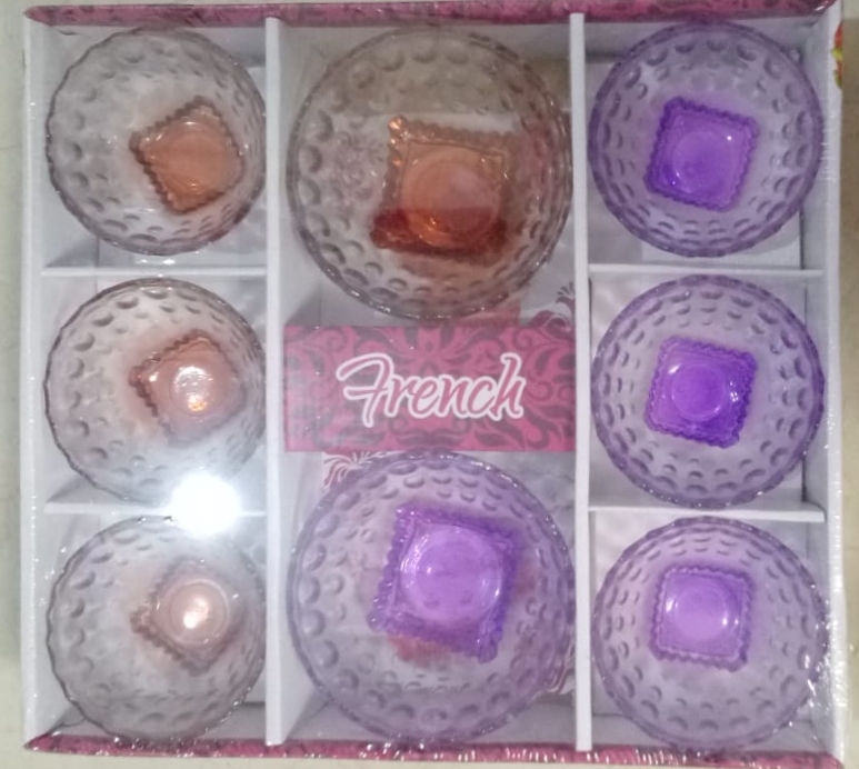 French 6+2 Bowel Set