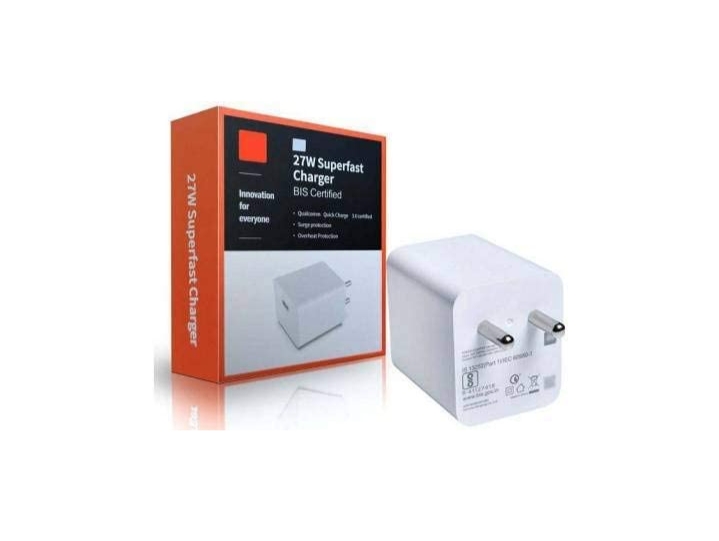 27W Superfast Charging Adapter Compatible for Xiaomi Redmi K20 Pro K 20, Note 8 Pro, Poco-f1, Poco X2(Adapter Only) (27W, White)