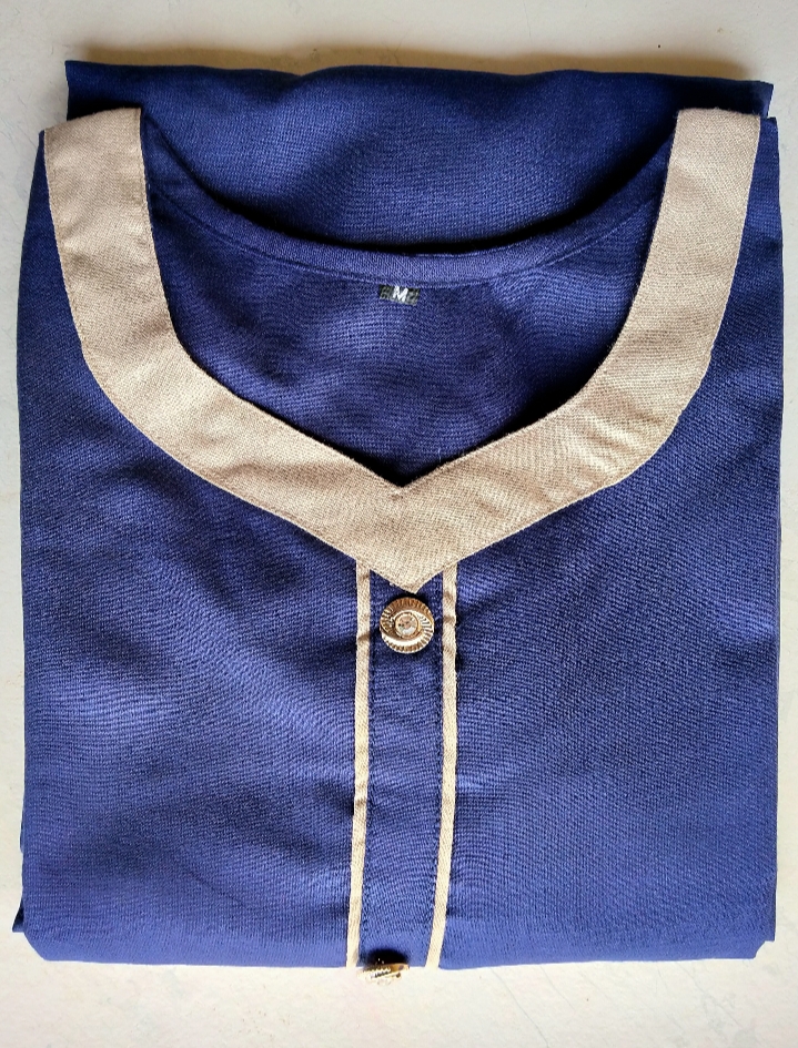 Cotton Kurti for Women (Blue)