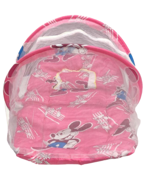 KK NET Toddler Mattress with Mosquito Net (Pink) - MT-01-Pink