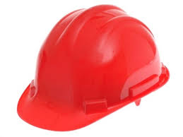 Safety Helmet Rachet Type - Red