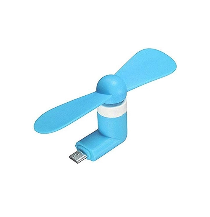Mini Portable USB OTG Mobile Fan (Cooling Cooler) for V8 Android OTG Phone OTG Fan for Smartphone/Tablet/Laptop/PC (Pack of 1)