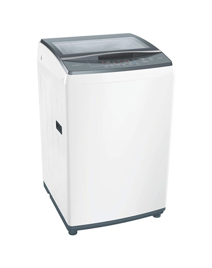 Bosch 7kg Fully Automatic Top Loading Washing Machine(WOE702W0IN, White)