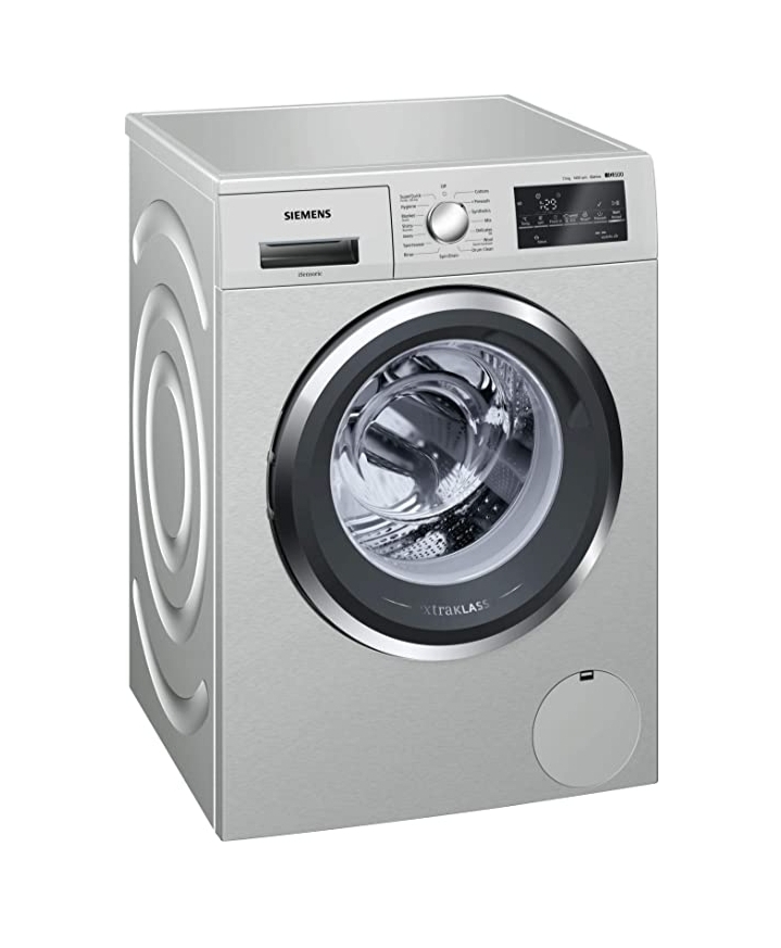 Siemens 7.5 kg Fully-Automatic Front Loading Washing Machine (WM14T468IN, Silver, Inbuilt Heater)