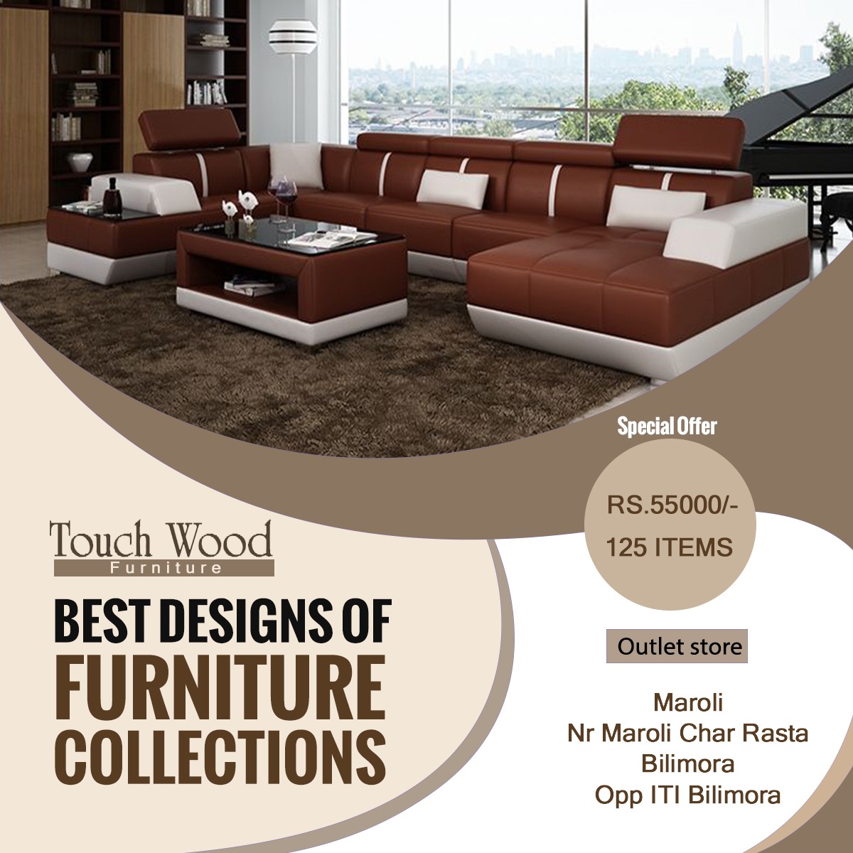 Touch Wood Kanyadaan Furniture Set 125 Nos.