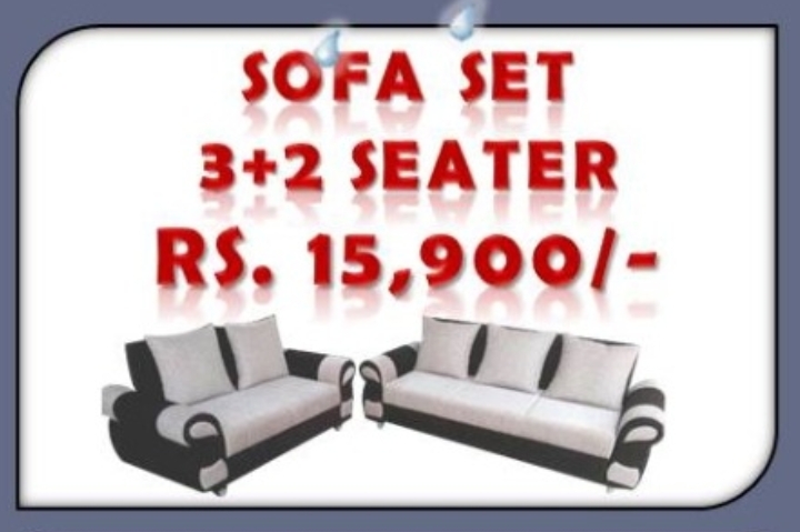 Touch Wood Furniture Sofa Set 3+2 Seater