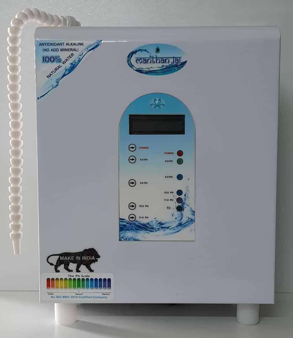 Manthan Jal Alkaline Ionised Water Machine SS Body