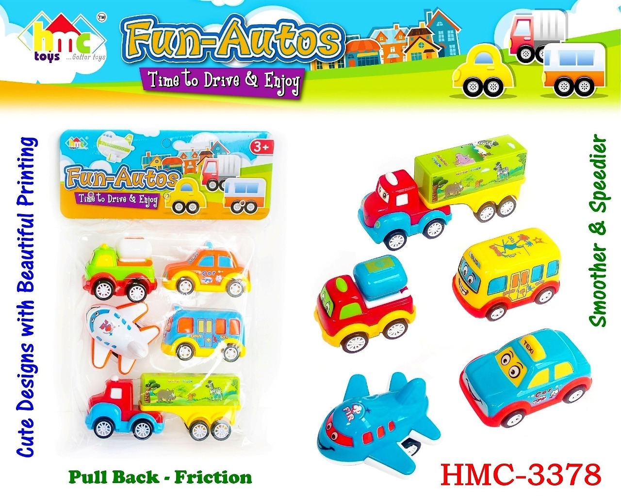 Hmc fun-autos car set