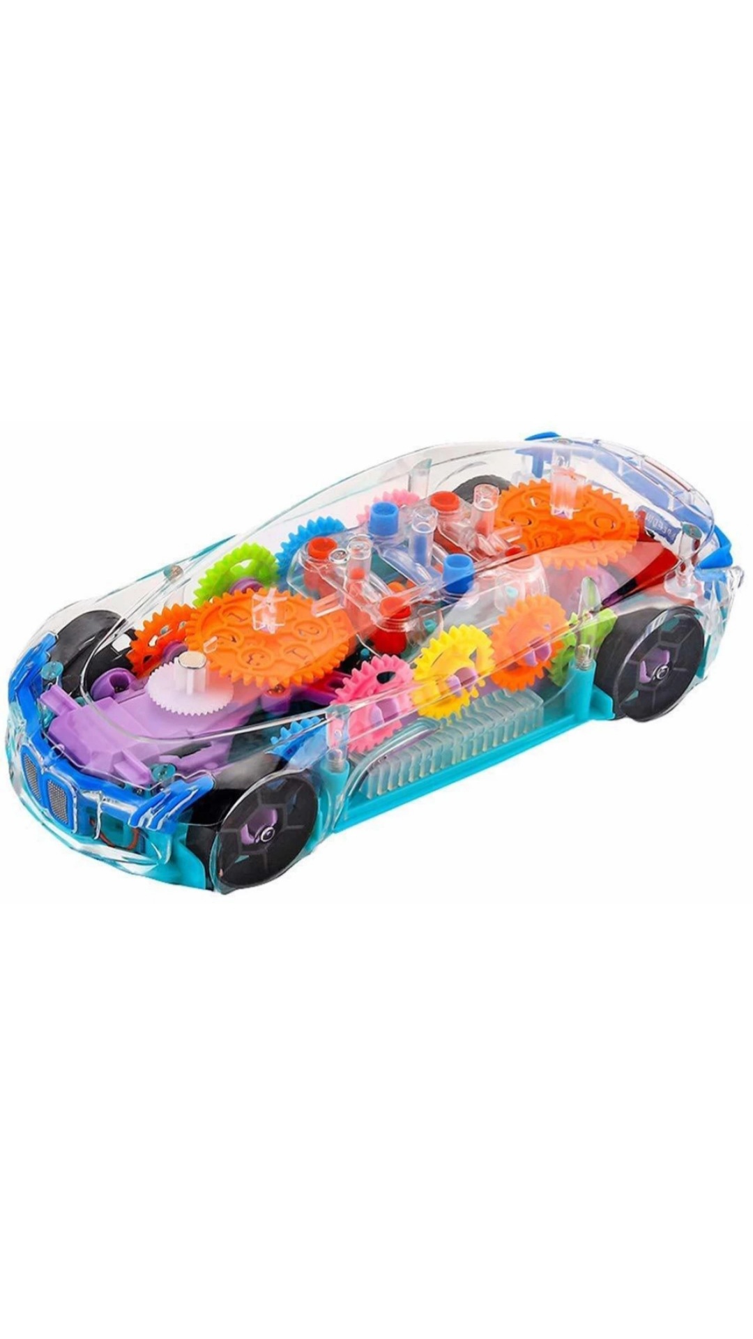 Kids racing lighting concept car