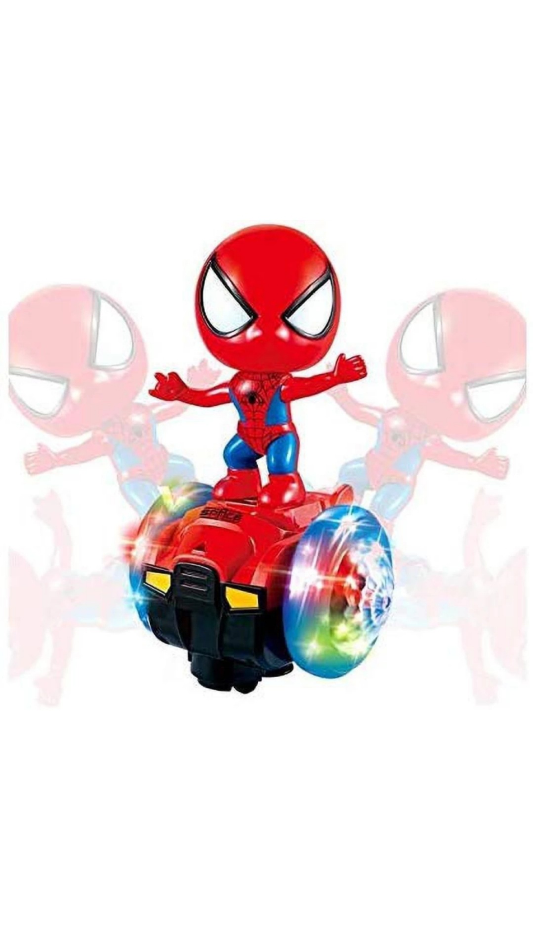 Spider man musical 3d light 360° degree rotate