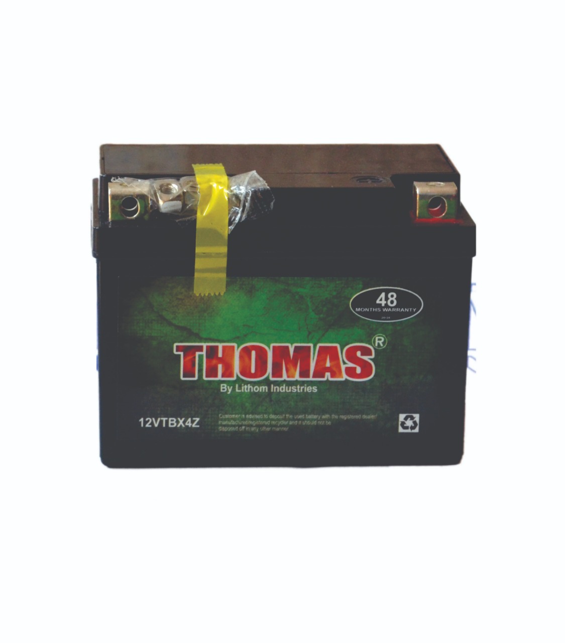 THOMAS Two Wheeler 4LB Battery (Suitable for Bikes and Scooter) 
