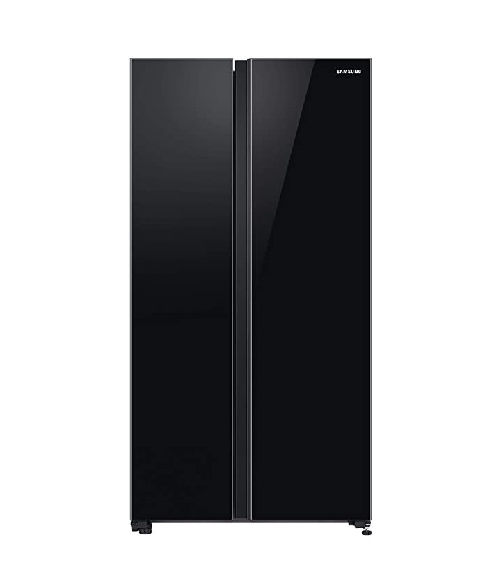 Samsung 700 L Inverter Frost-Free Side-By-Side Refrigerator (RS72R50112C/TL, Black)