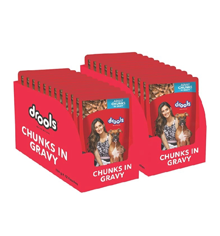 Drools adult chunks in gravy