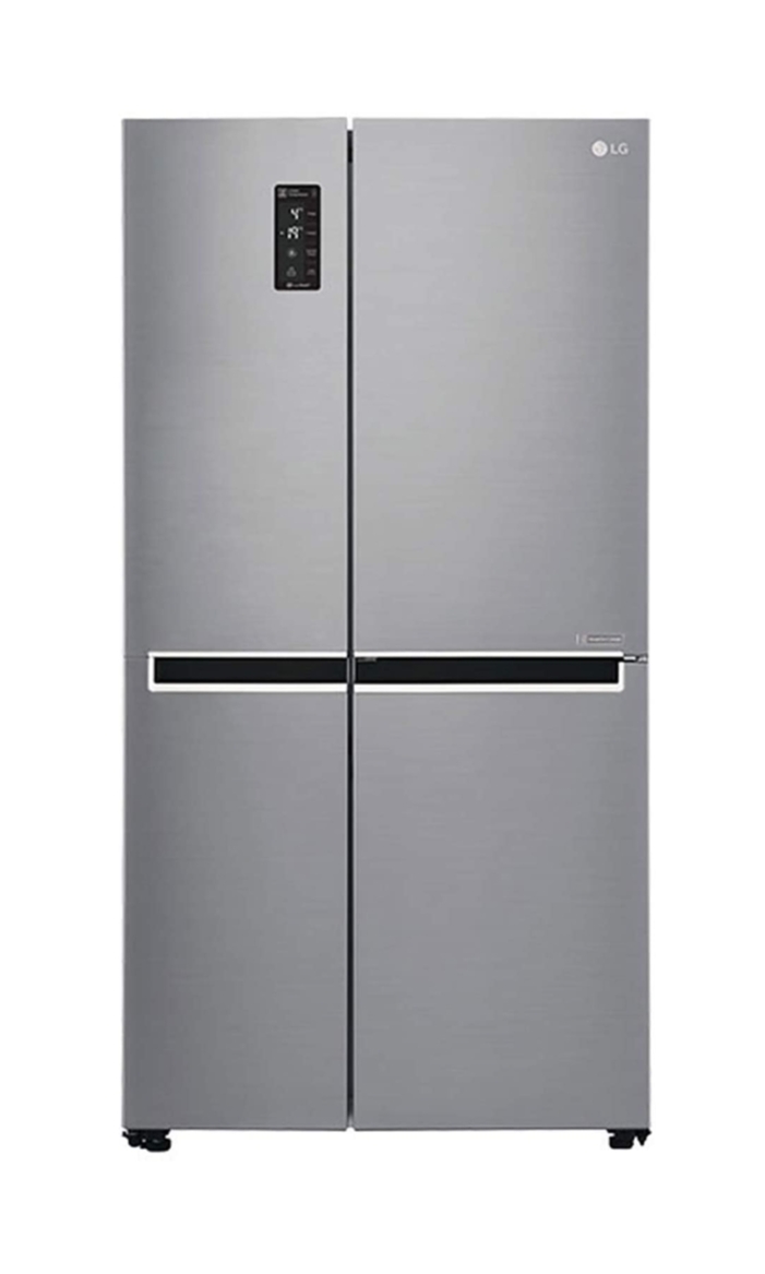 LG 687 L Inverter Frost Free Side-by-Side Refrigerator(GC-B247SLUV.APZQEBN, Platinum Silver) (Company Second)