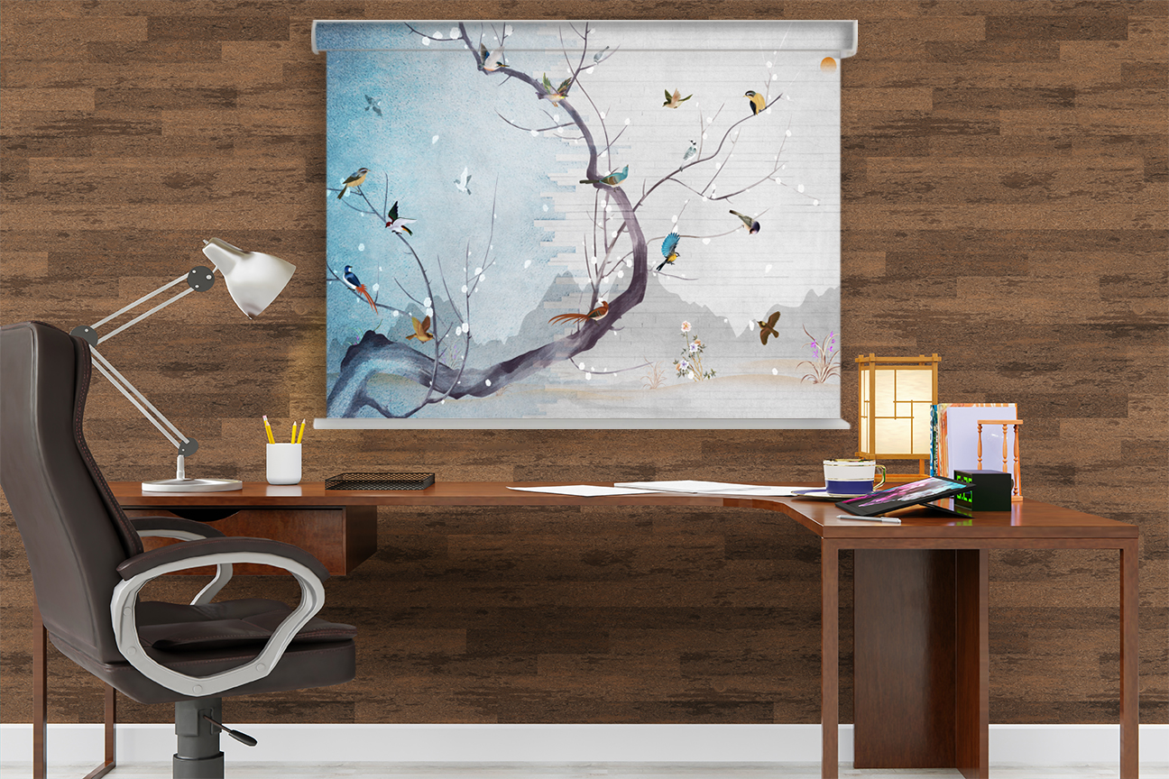 Customize printed roller blinds