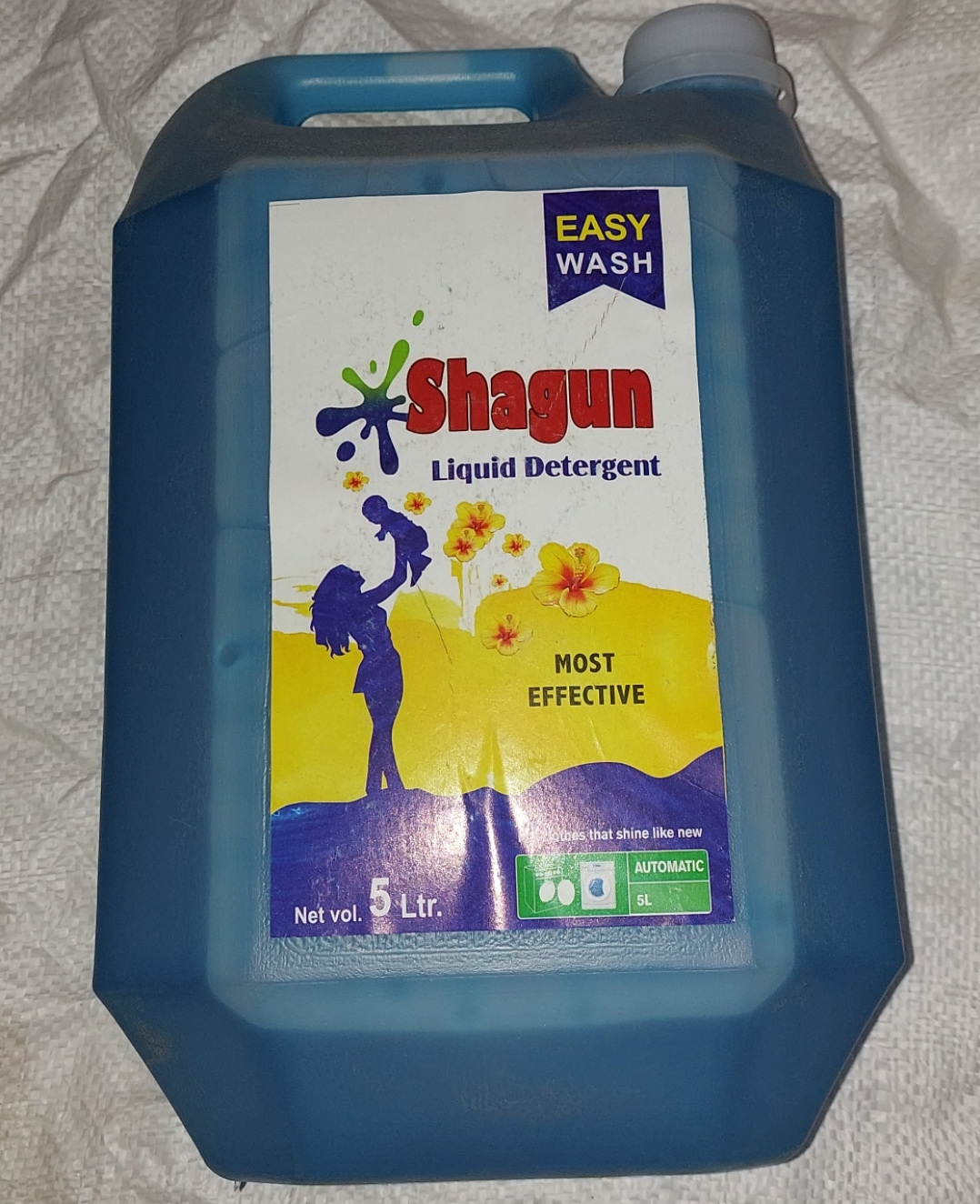 Shagun easy wash detergent liqiud 5ltr