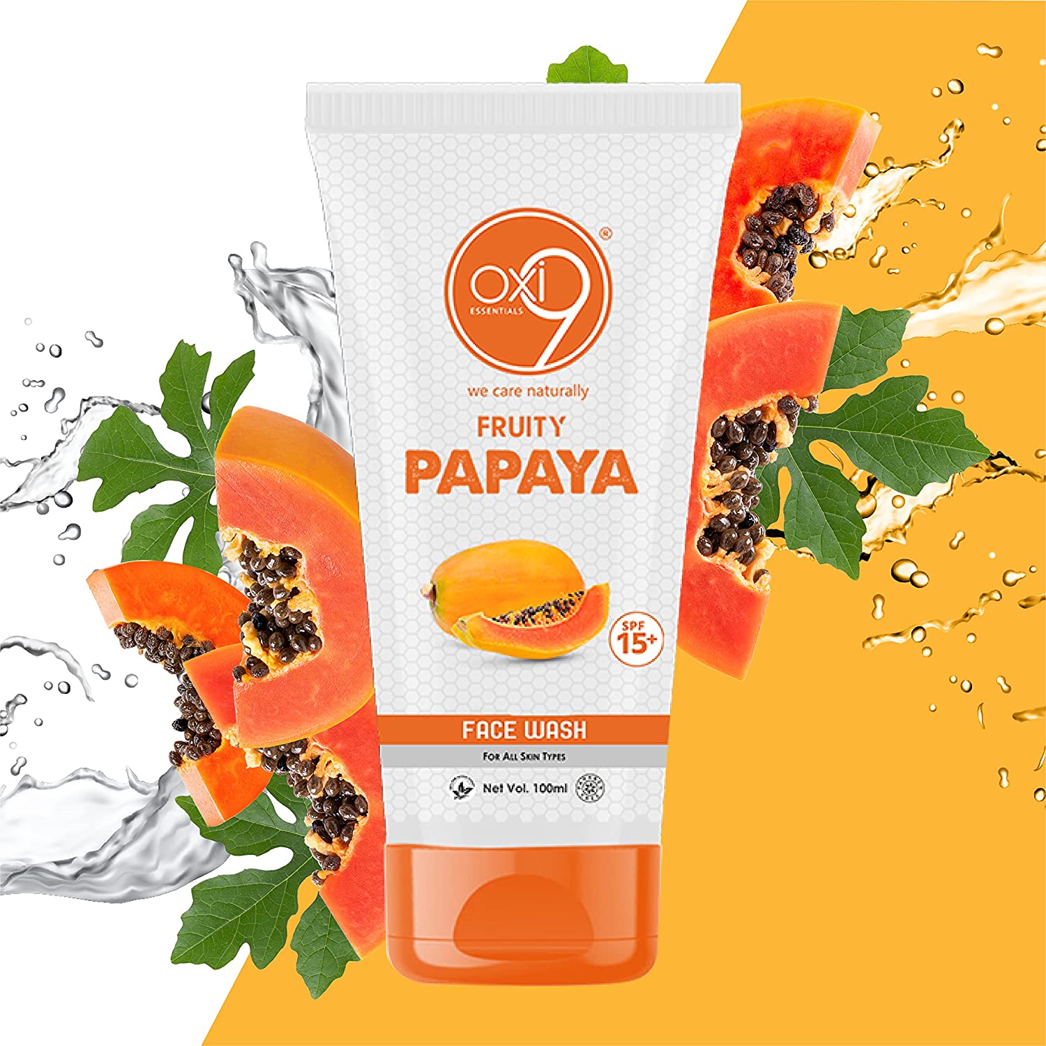 Fruity Papaya Face Wash - 100ml | Paraben & Sulphate Free