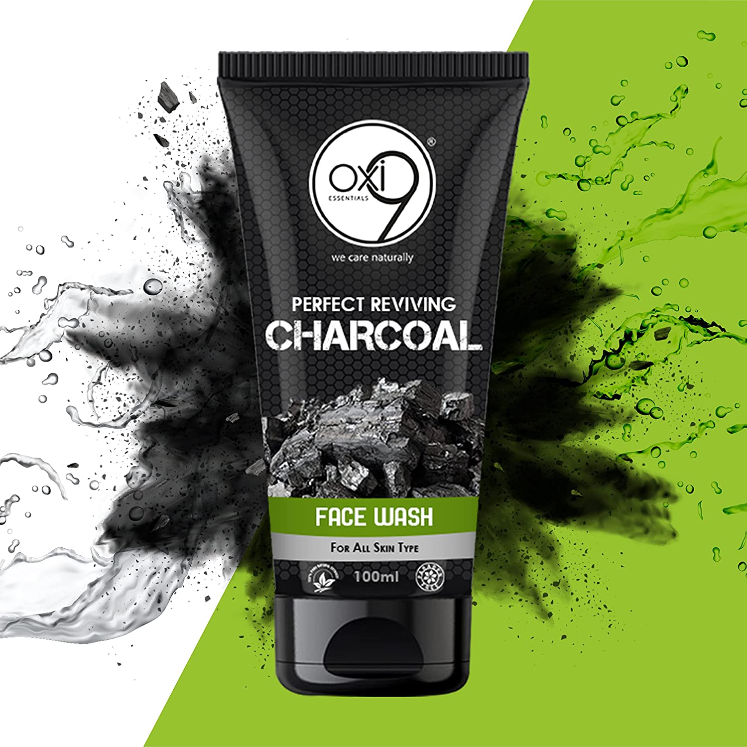 Perfect Reviving Charcoal Face Wash - 100ml | Paraben & Sulphate Free 