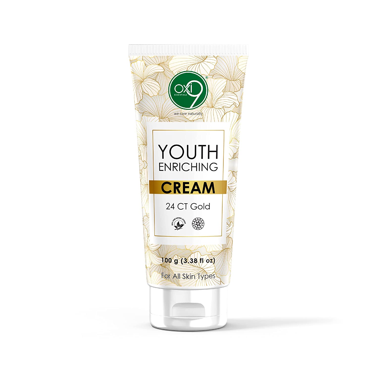 24ct Gold Youth Enriching Cream- 100gm | Paraben Free